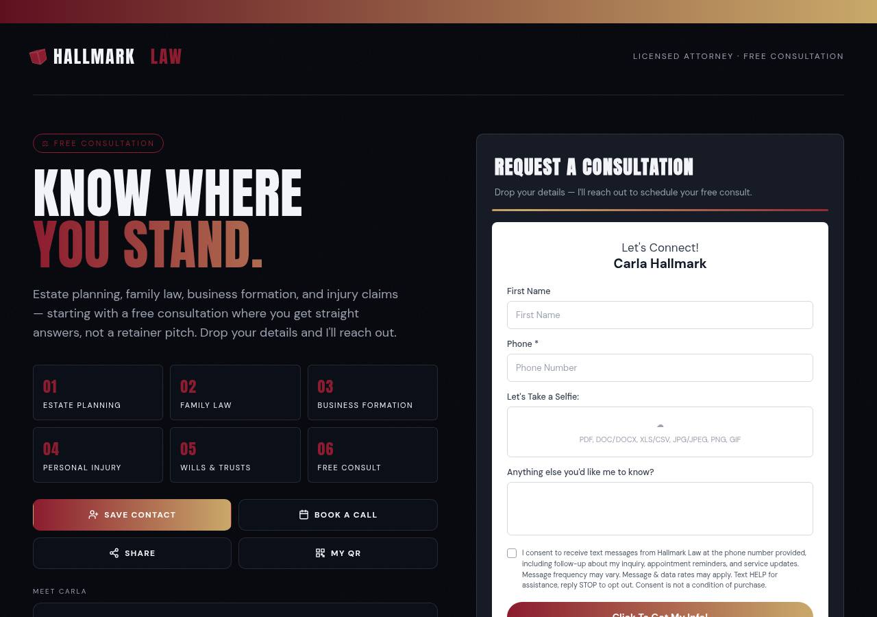 Attorney / Law Firm template preview